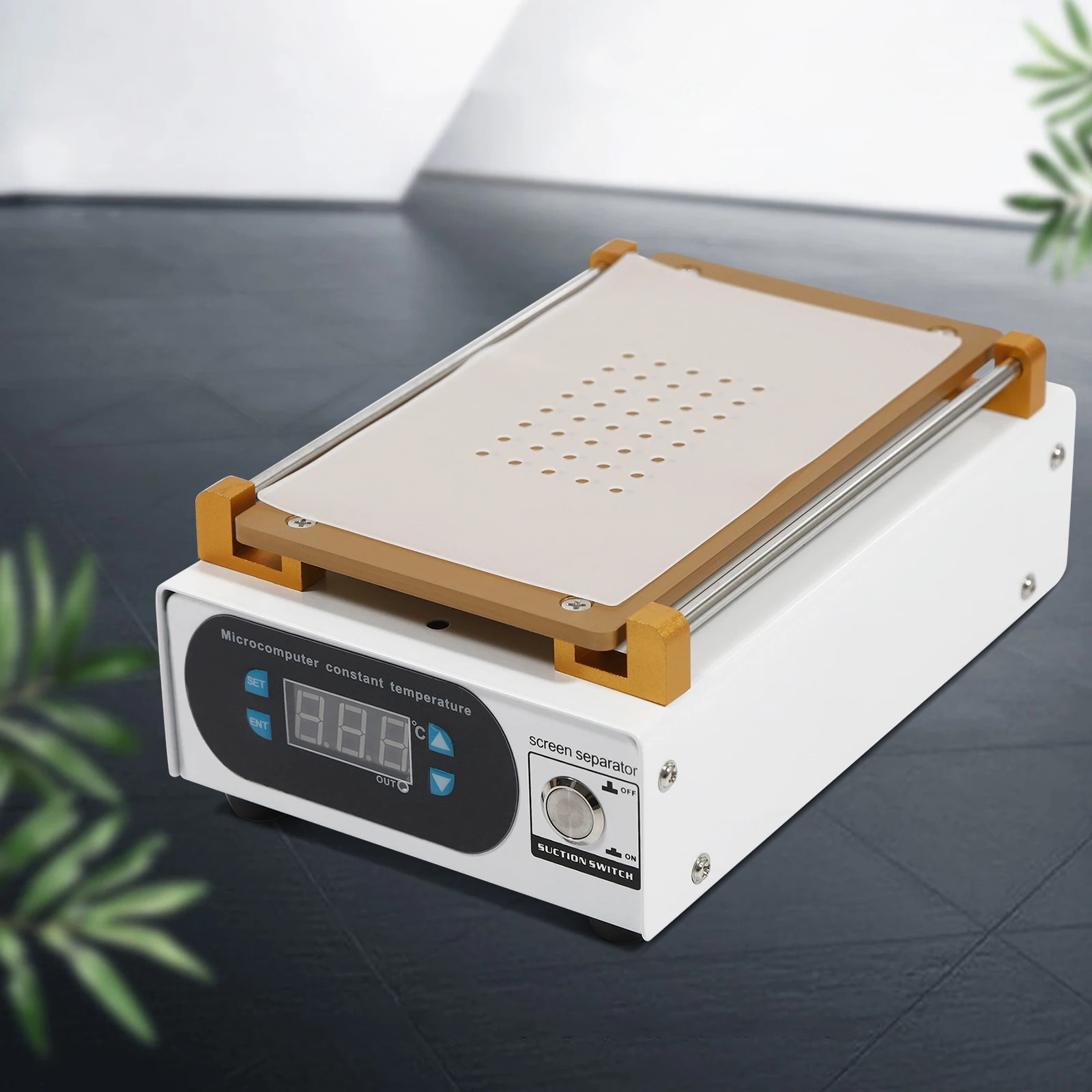 Digital LCD Screen Separator 110V Machine, Double Pump 7 Inch Repair Touch Screen 500W Hot Plate Glass Len Removal for Cellphone
Digital LCD Screen Separator 110V Machine, Double Pump 7 Inch Repair Touch Screen 500W Hot Plate Glass Len Removal for Cellphone