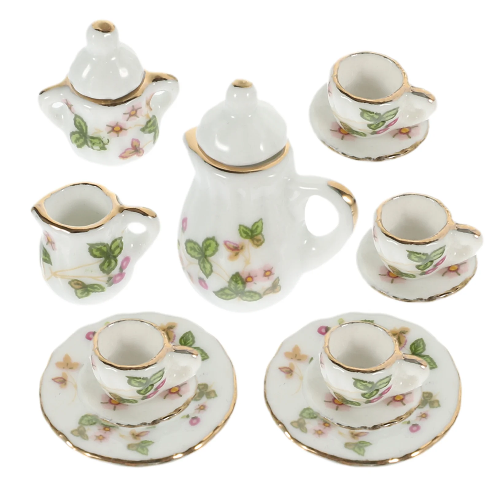 Mini House Tea Set Toddler Pots Miniature Dollhouse Accessories Ceramics Teapot
Mini House Tea Set Toddler Pots Miniature Dollhouse Accessories Ceramics Teapot