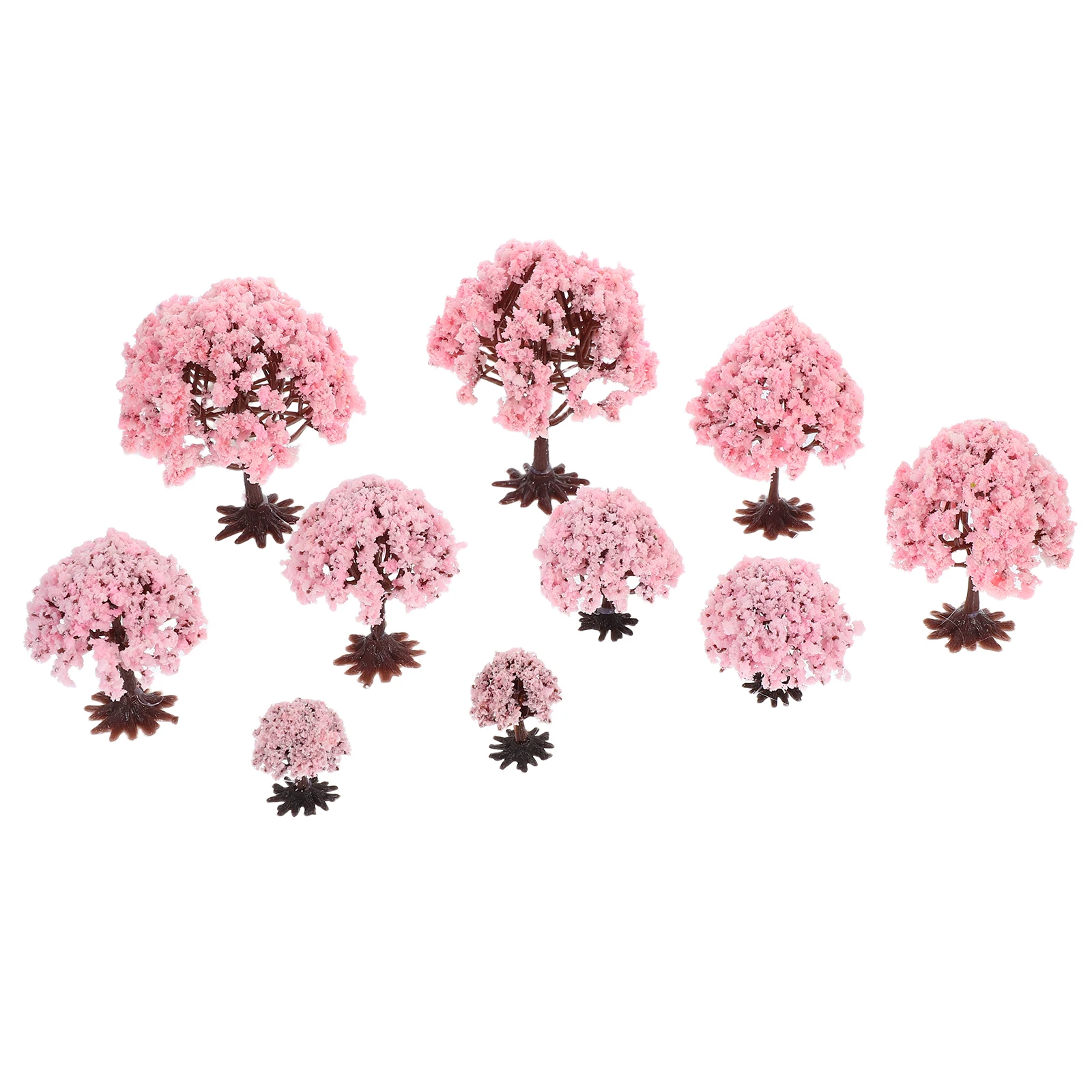10 Pcs Artificial Flower Trees Mini Plants for Sand Table Layout Decor Model Train Scenery Landscape DIY Accessory 
10 Pcs Artificial Flower Trees Mini Plants for Sand Table Layout Decor Model Train Scenery Landscape DIY Accessory