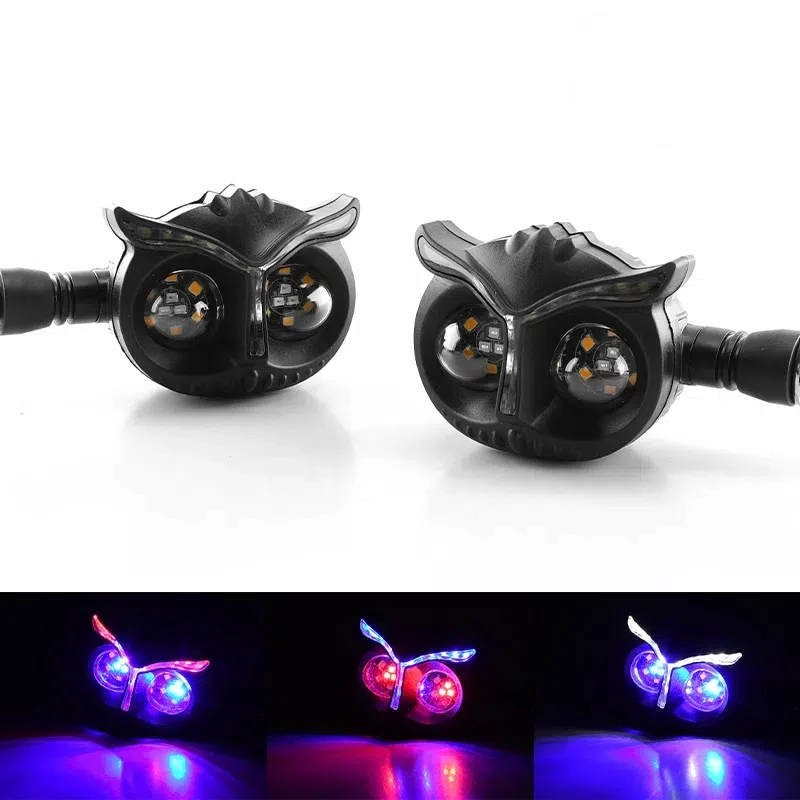 Motorcycle Modified Owl Type Flowing Water Light Daytime Running Light 12V Turn Signal Light
Motorcycle Modified Owl Type Flowing Water Light Daytime Running Light 12V Turn Signal Light