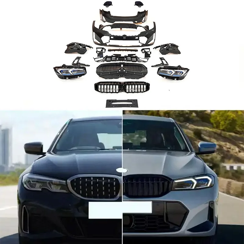 For 2019-2022Y 3 Series G20 Upgrade To G20 LCI 2023 New MT-style Body Kits G20 Facelift Car Accessories Car Bumpers Auto Parts
For 2019-2022Y 3 Series G20 Upgrade To G20 LCI 2023 New MT-style Body Kits G20 Facelift Car Accessories Car Bumpers Auto Parts