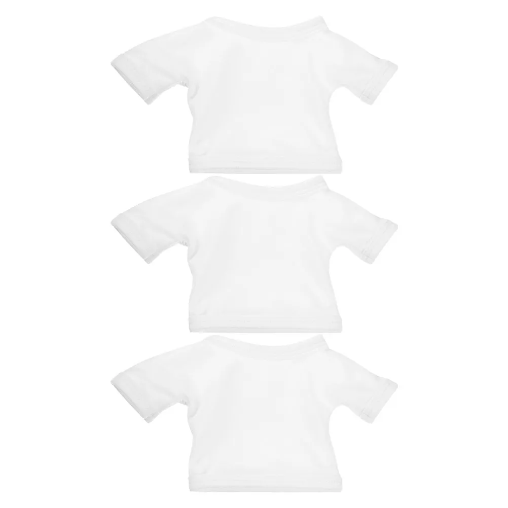 3Pcs Bear Shirt Soft Cloth Short Sleeve Reusable Decorative Clothes Summer Small Stuffed Animal Accessories Replacement T Shirts
3Pcs Bear Shirt Soft Cloth Short Sleeve Reusable Decorative Clothes Summer Small Stuffed Animal Accessories Replacement T Shirts