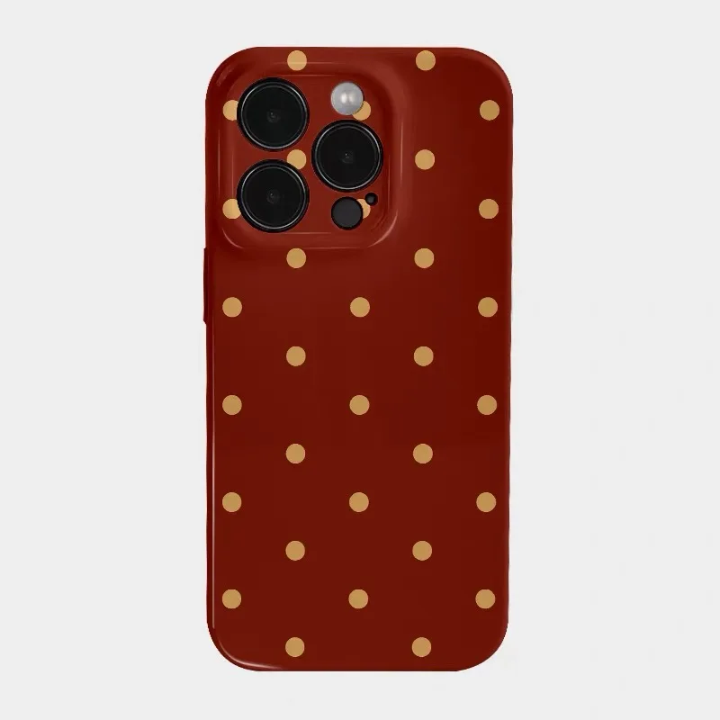 Dark Red Yellow Polka Dots Phone Case for IPHONE 17 Air 16E 15 PROMAX 14 Plus 13 12 MINI 11 PRO 16Plus XR XS Acrylic Phone Cover
Dark Red Yellow Polka Dots Phone Case for IPHONE 17 Air 16E 15 PROMAX 14 Plus 13 12 MINI 11 PRO 16Plus XR XS Acrylic Phone Cover