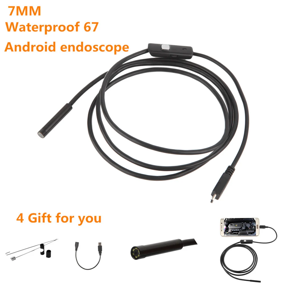 High Definition 8mm Diameter Waterproof Inspection Camera LED Lights for iOS PC Phone Borescope Computer
High Definition 8mm Diameter Waterproof Inspection Camera LED Lights for iOS PC Phone Borescope Computer