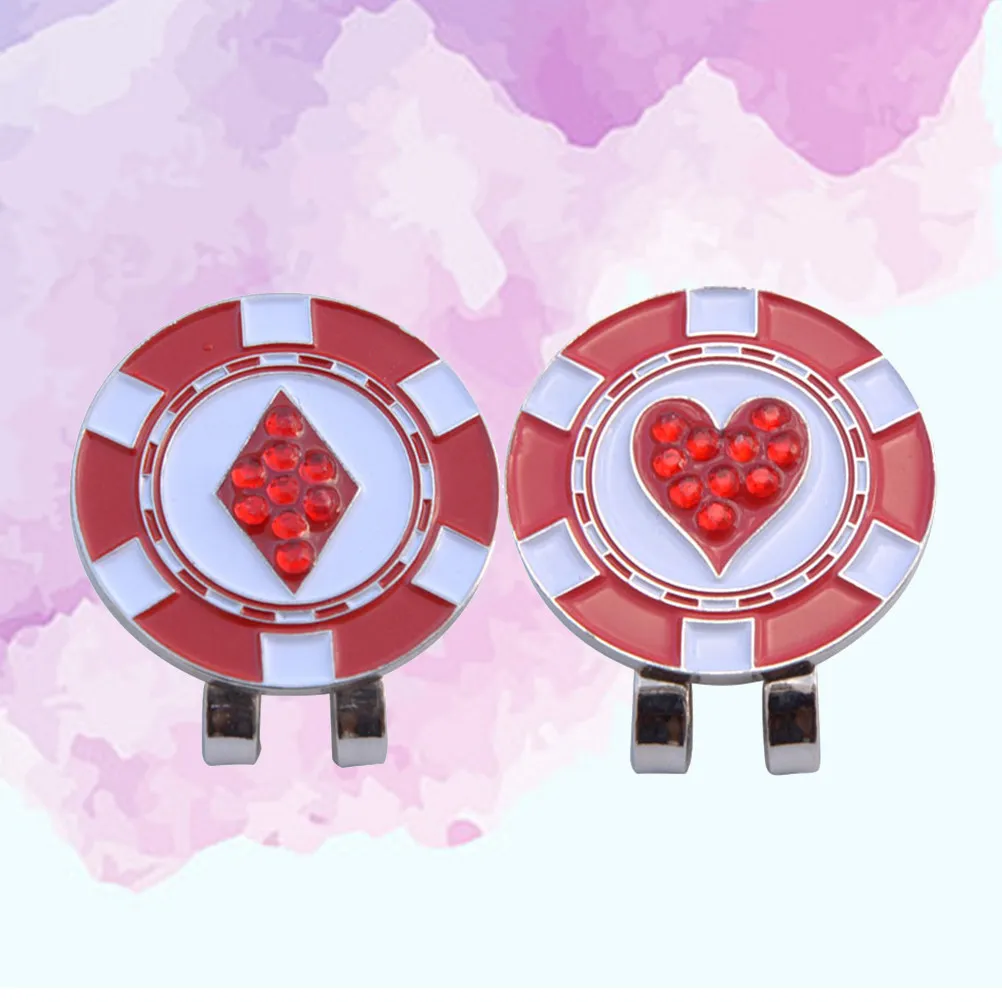 2Pcs Alloy Ball Markers Hat Clip Red White Heart Pattern Design Golf Ball Marker for Golfers Gift Belt Visor
2Pcs Alloy Ball Markers Hat Clip Red White Heart Pattern Design Golf Ball Marker for Golfers Gift Belt Visor