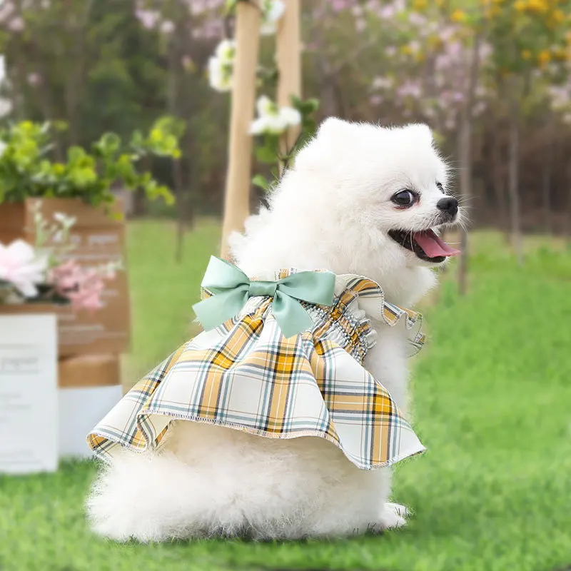 Plaid dress wrinkled pet clothing accessories costume dogs clothes lattice apparel dog coat jacket summer coats ropa para perros
Plaid dress wrinkled pet clothing accessories costume dogs clothes lattice apparel dog coat jacket summer coats ropa para perros