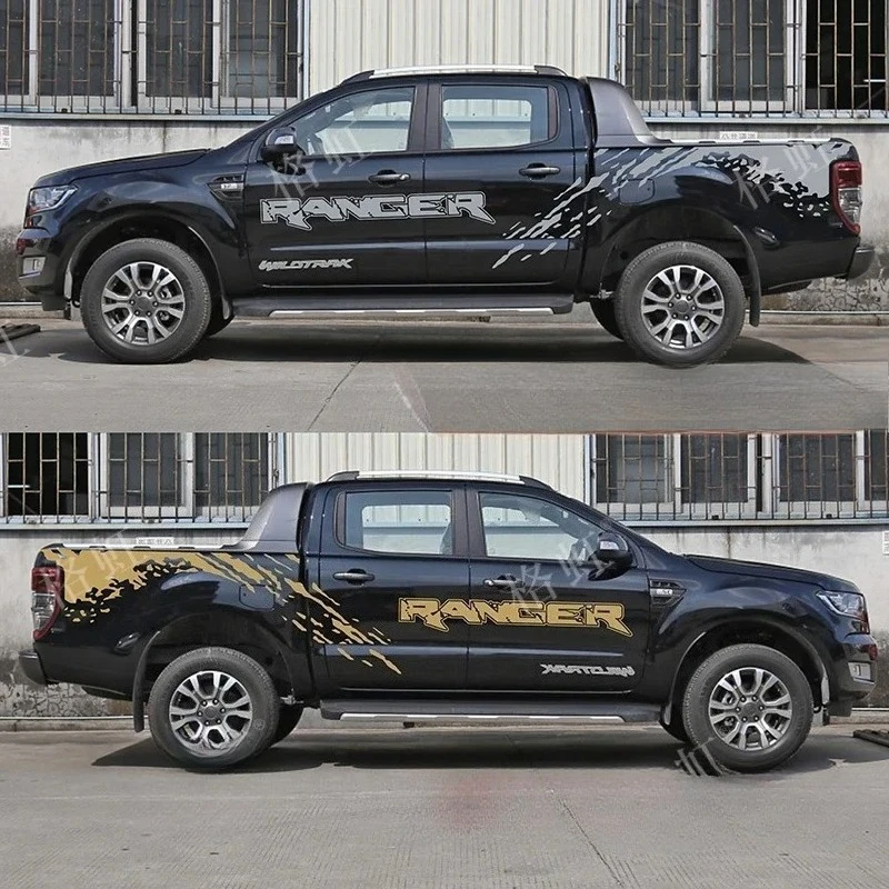 Виниловая наклейка для автомобиля Ford Ranger, декоративная наклейка на кузов пикапа, индивидуальный дизайн, модные внедорожные наклейки
Виниловая наклейка для автомобиля Ford Ranger, декоративная наклейка на кузов пикапа, индивидуальный дизайн, модные внедорожные наклейки