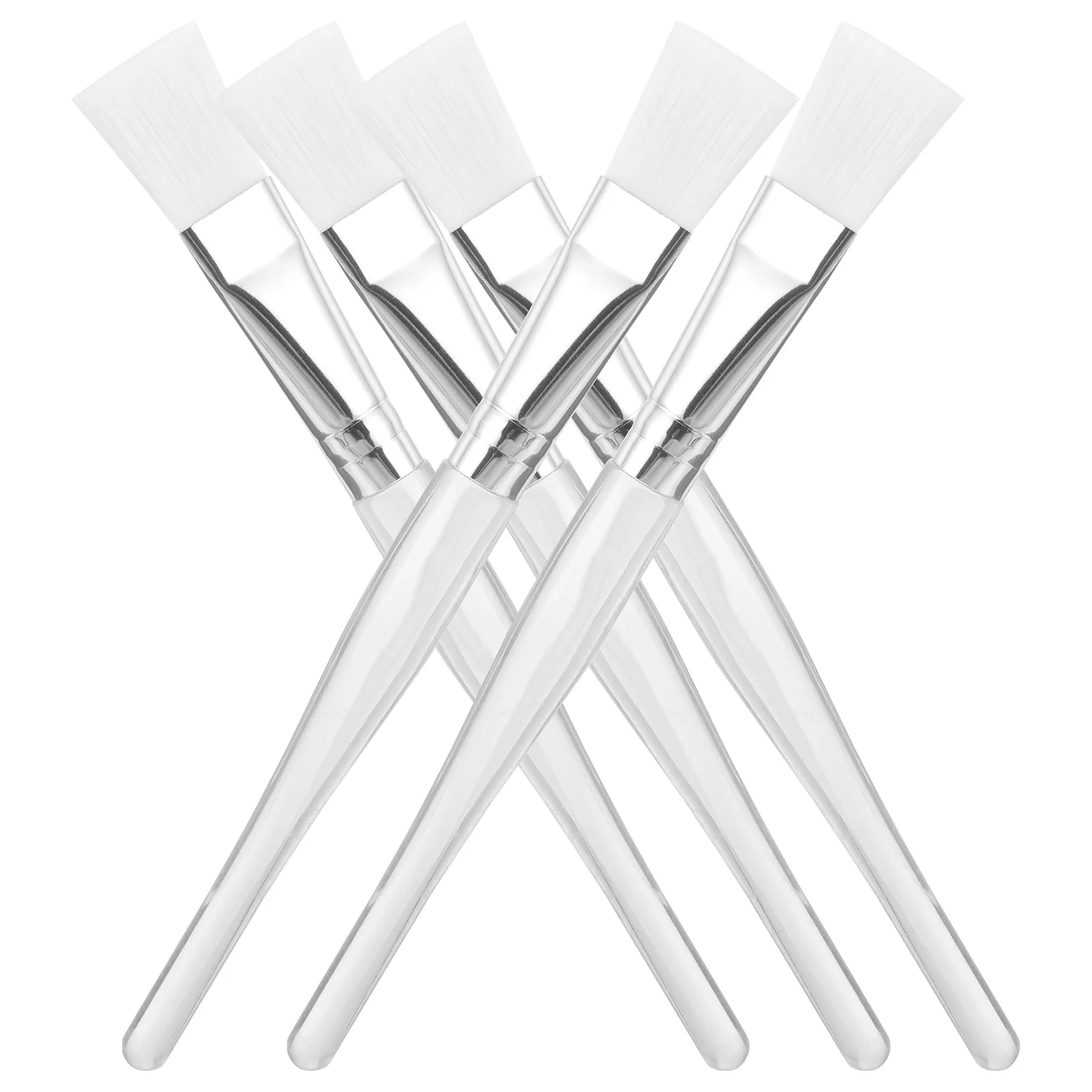 5pcs Face Mask Brush Soft Bristled Transparent Gel Stem Applicator Tools Salon Facial Beauty Mud Clay Charcoal Mask Cream
5pcs Face Mask Brush Soft Bristled Transparent Gel Stem Applicator Tools Salon Facial Beauty Mud Clay Charcoal Mask Cream