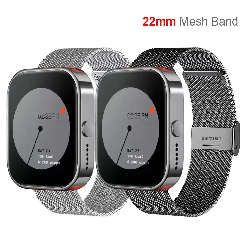 Ремешок сетчатый 22 мм для наручных часов CMF Watch Pro, браслет для CMF by Never Watch Pro, аксессуары для часов
Ремешок сетчатый 22 мм для наручных часов CMF Watch Pro, браслет для CMF by Never Watch Pro, аксессуары для часов