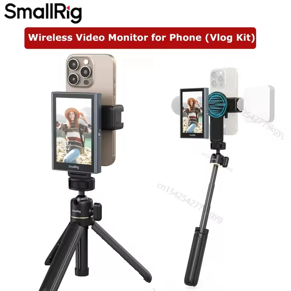 SmallRig Wireless Video Magnetic Monitor MagSafe Selfie Monitor Screen for Smartphone Vlog Kit 12 16 Pro Max
SmallRig Wireless Video Magnetic Monitor MagSafe Selfie Monitor Screen for Smartphone Vlog Kit 12 16 Pro Max