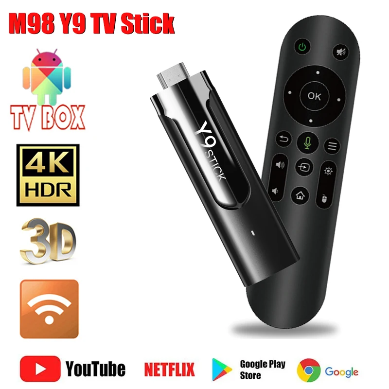 Новинка M98 Y9 TV Stick Android 11 S905 HD 4K 3D 2 Гб 64 Гб двойной Wi-Fi 4G 8G языковое дистанционное управление медиаплеер Смарт ТВ палочки Iptv
Новинка M98 Y9 TV Stick Android 11 S905 HD 4K 3D 2 Гб 64 Гб двойной Wi-Fi 4G 8G языковое дистанционное управление медиаплеер Смарт ТВ палочки Iptv