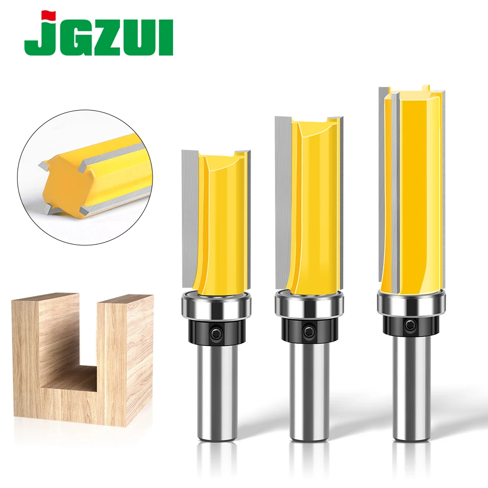 12mm Shank Bearing Straight Router Bit Slotting Straight Cutter Slot Milling Cutter Woodworking Edge Trimming Cutter
12mm Shank Bearing Straight Router Bit Slotting Straight Cutter Slot Milling Cutter Woodworking Edge Trimming Cutter