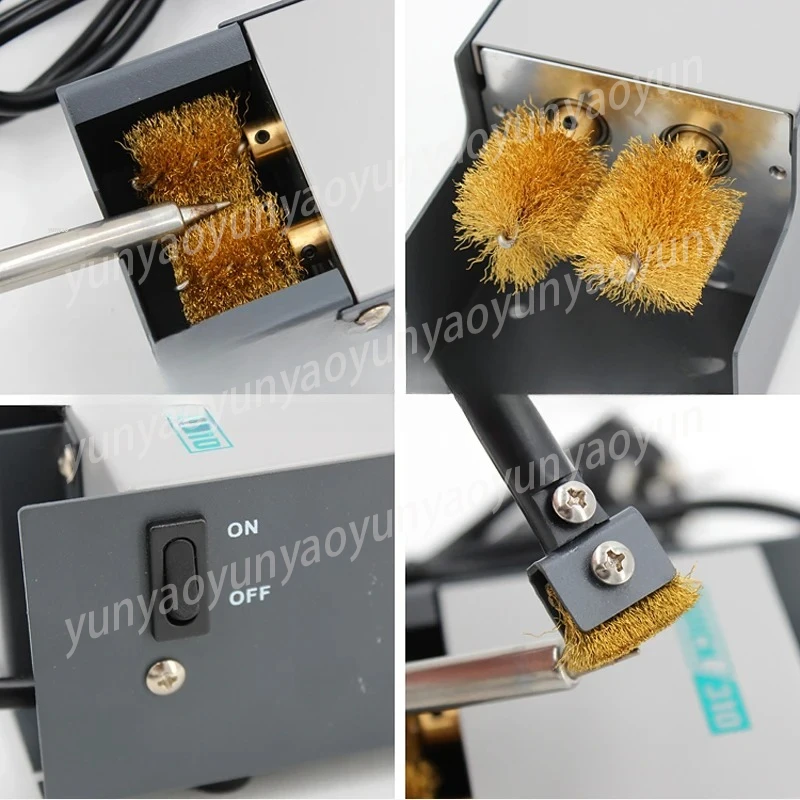 310 Copper Brush Electric Cleaner Automatic Soldering Iron Tip Welding Cleaning Machine
310 Copper Brush Electric Cleaner Automatic Soldering Iron Tip Welding Cleaning Machine