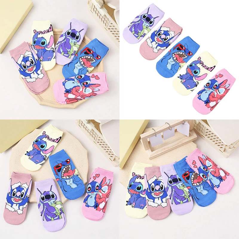 Disney Stitch Children's Short Socks Anime Men Women Short Socks Cute Casual Breathable Shallow Mouth Ship Socks Birthday Gift
Disney Stitch Children's Short Socks Anime Men Women Short Socks Cute Casual Breathable Shallow Mouth Ship Socks Birthday Gift