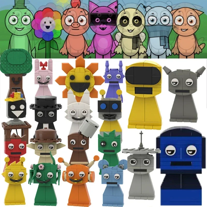 Incredibox Sprunki, набор строительных блоков, ужасы, аниме, музыкальная игра, Sprunki, кирпичи, игрушки, модель из АБС-пластика, фигурка, подарки на день рождения, Рождество
Incredibox Sprunki, набор строительных блоков, ужасы, аниме, музыкальная игра, Sprunki, кирпичи, игрушки, модель из АБС-пластика, фигурка, подарки на день рождения, Рождество