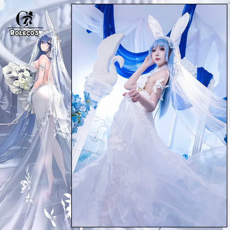 2025 Game HMS New Jersey Oath Skin Cosplay Costume Elegant White Wedding Dress Halloween Activity Party Role Play Outfits 
2025 Game HMS New Jersey Oath Skin Cosplay Costume Elegant White Wedding Dress Halloween Activity Party Role Play Outfits