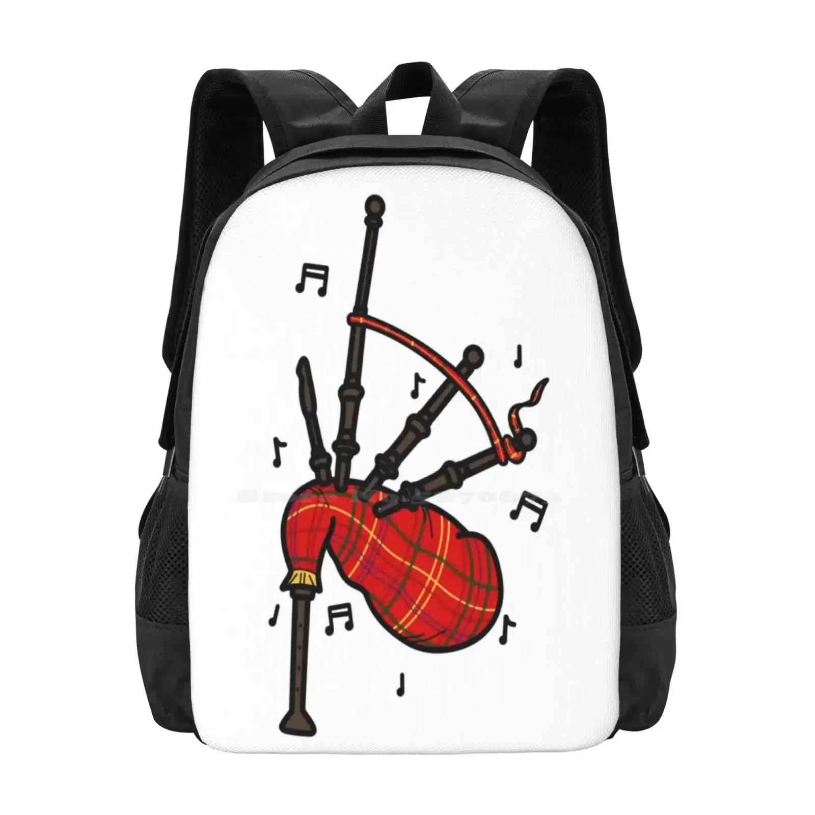 Bagpipes Pattern Design Bag Student's Backpack Bagpipes Music Instrument Scottish Scotland Tartan
Bagpipes Pattern Design Bag Student's Backpack Bagpipes Music Instrument Scottish Scotland Tartan