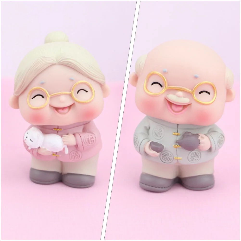 2Pcs Elderly Couple Statue Wedding Cake Decoration Party Loving Grandparents Ornament Elderly Couple Figurine
2Pcs Elderly Couple Statue Wedding Cake Decoration Party Loving Grandparents Ornament Elderly Couple Figurine