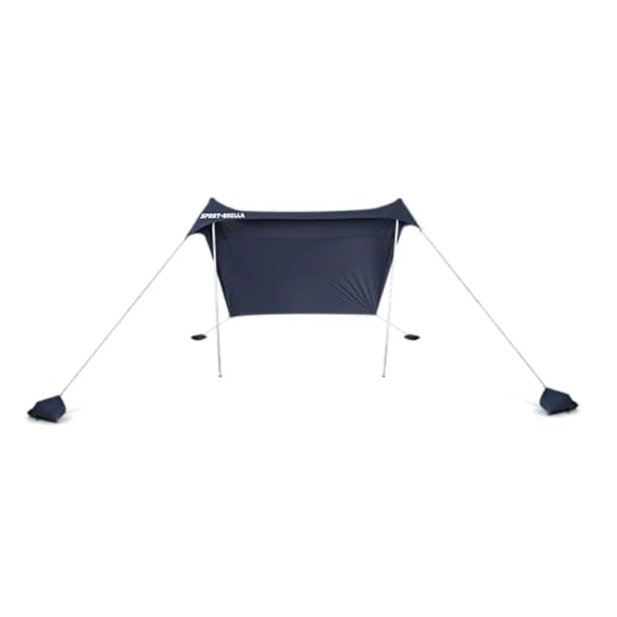 Camping, beach, sports events shelter: UPF 50+ sun and rain canopy, polyester fabric, navy blue, lightweight and portable
Camping, beach, sports events shelter: UPF 50+ sun and rain canopy, polyester fabric, navy blue, lightweight and portable