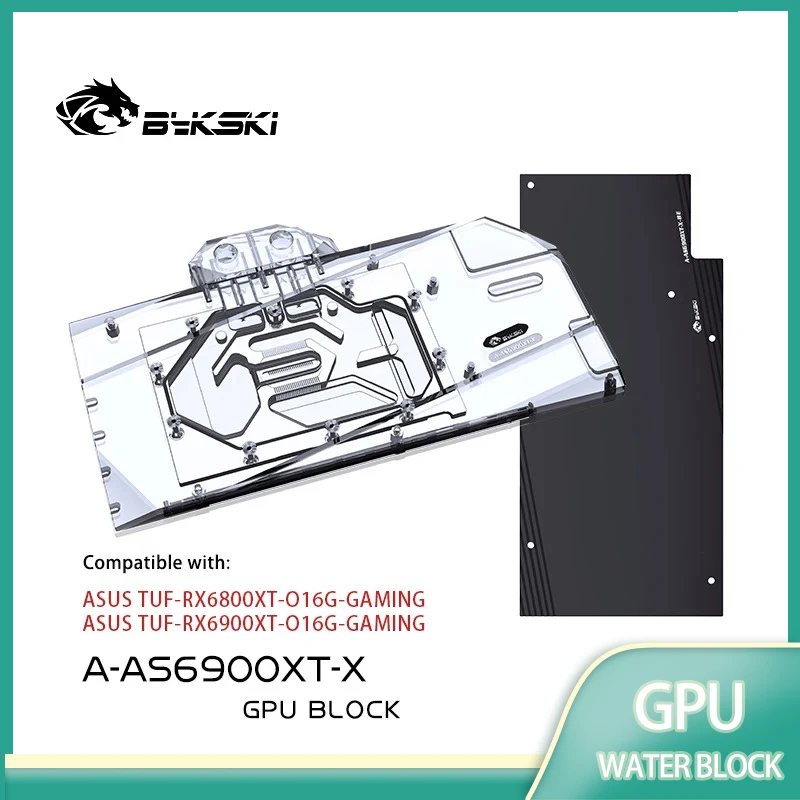 Bykski A-AS6900XT-X Water Block Use for ASUS TUF RX6900XT O16G/RX6800XT O10G GAMING GPU Card Cooled/Copper Radiator Coolling
Bykski A-AS6900XT-X Water Block Use for ASUS TUF RX6900XT O16G/RX6800XT O10G GAMING GPU Card Cooled/Copper Radiator Coolling