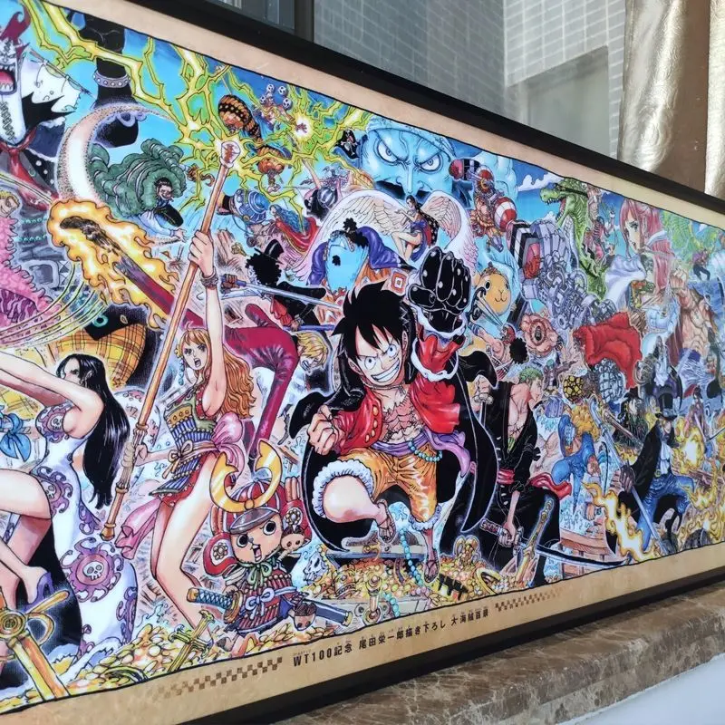 One Piece family poster, dormitory Wano Country living room e-sports room decoration One Piece panorama, bed head self-adhesive
One Piece family poster, dormitory Wano Country living room e-sports room decoration One Piece panorama, bed head self-adhesive