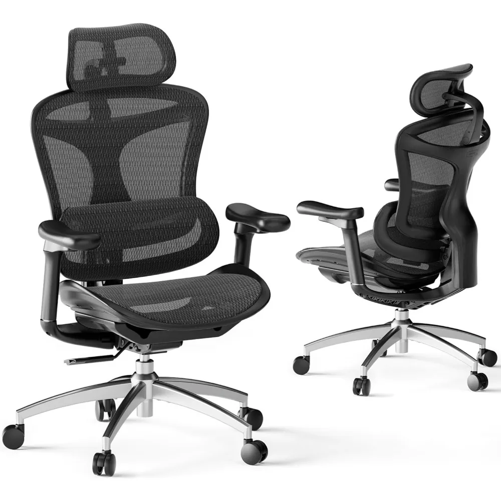 Ergonomic Office Chair with Ultra Soft 3D Armrests, Dynamic Lumbar Support for Home Office Chair, Adjustable Backrest Desk Chair
Ergonomic Office Chair with Ultra Soft 3D Armrests, Dynamic Lumbar Support for Home Office Chair, Adjustable Backrest Desk Chair