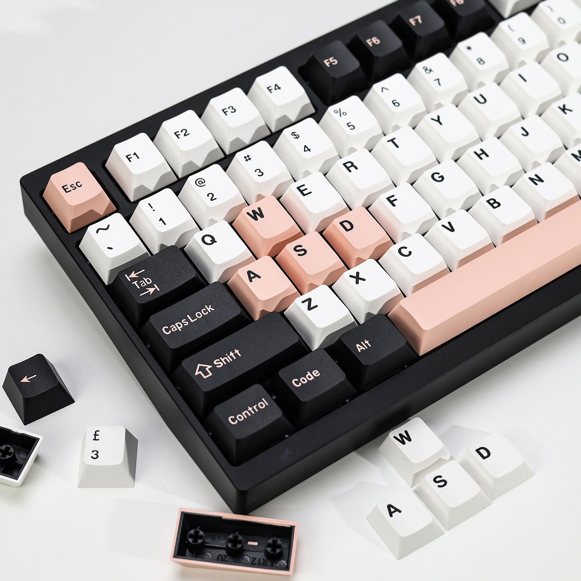 Комплект кейкапов KBDiy Double Shot PBT GMK Olivia, 174 клавиши, профиль Cherry, прозрачные кейкапы Jade, для механической клавиатуры
Комплект кейкапов KBDiy Double Shot PBT GMK Olivia, 174 клавиши, профиль Cherry, прозрачные кейкапы Jade, для механической клавиатуры