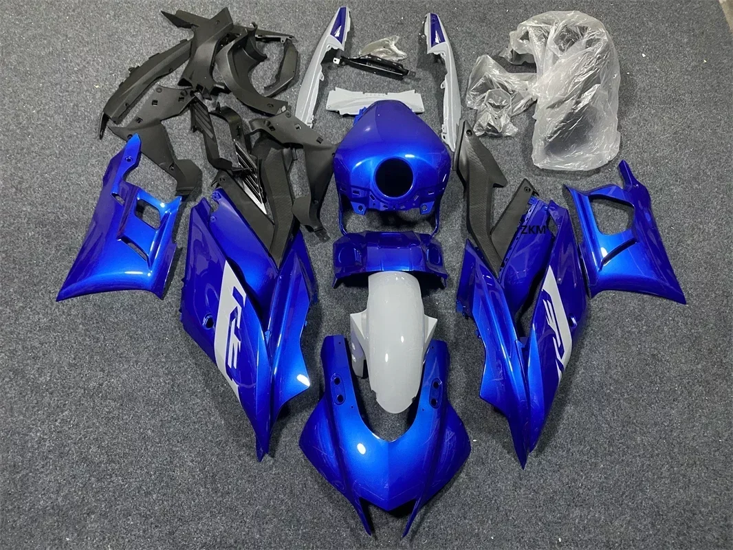 Новый Полный комплект обтекателей для Yamaha R3 R25 2019 2020 19 20 R3 R25, коврики для мотоциклов из АБС-пластика, синие, белые, черные чехлы
Новый Полный комплект обтекателей для Yamaha R3 R25 2019 2020 19 20 R3 R25, коврики для мотоциклов из АБС-пластика, синие, белые, черные чехлы