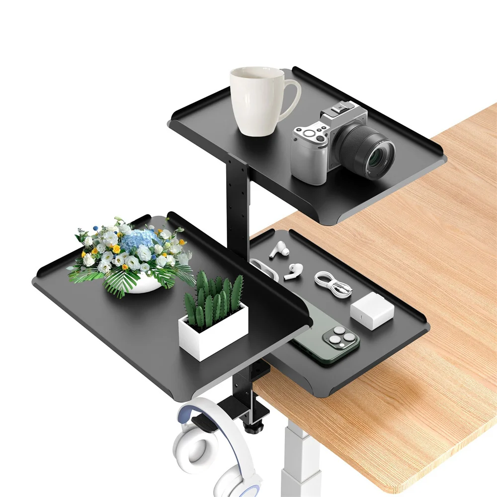 3-Tier Desk Storage Shelf Multifunctional Office Desk Side Clamp Table Storage Tray Adjustable Desk Anti-Slip Organizer Rack
3-Tier Desk Storage Shelf Multifunctional Office Desk Side Clamp Table Storage Tray Adjustable Desk Anti-Slip Organizer Rack