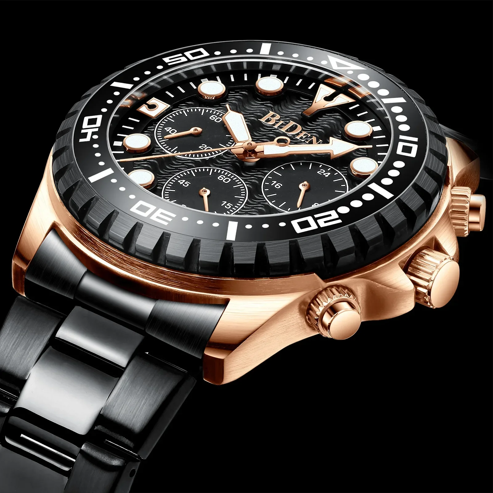 BIDEN Trend Multi functional Small Dial Quartz Men's Watch Classic Appearance Stainless Steel Waterproof Calendar Men's Watch
BIDEN Trend Multi functional Small Dial Quartz Men's Watch Classic Appearance Stainless Steel Waterproof Calendar Men's Watch