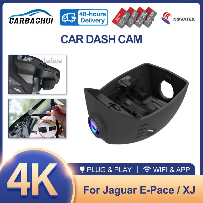 Dash Cam For Jaguar L-Pace I Pace (X590) 2019 2020 2021 2022 2023, Invisible Wires OEM Style 4K 2160P Car DVR WIFI
Dash Cam For Jaguar L-Pace I Pace (X590) 2019 2020 2021 2022 2023, Invisible Wires OEM Style 4K 2160P Car DVR WIFI