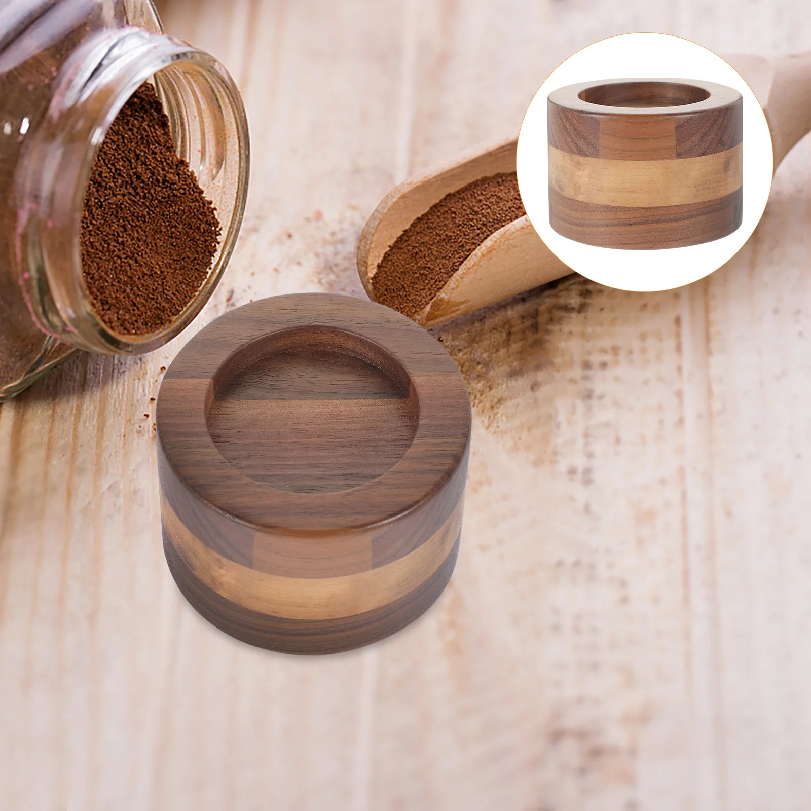 Coffee Tamper Base Wooden Tamper -Resistant Desktop Holder For Espresso Machine Coffee Shop Kitchen Bar Use
Coffee Tamper Base Wooden Tamper -Resistant Desktop Holder For Espresso Machine Coffee Shop Kitchen Bar Use