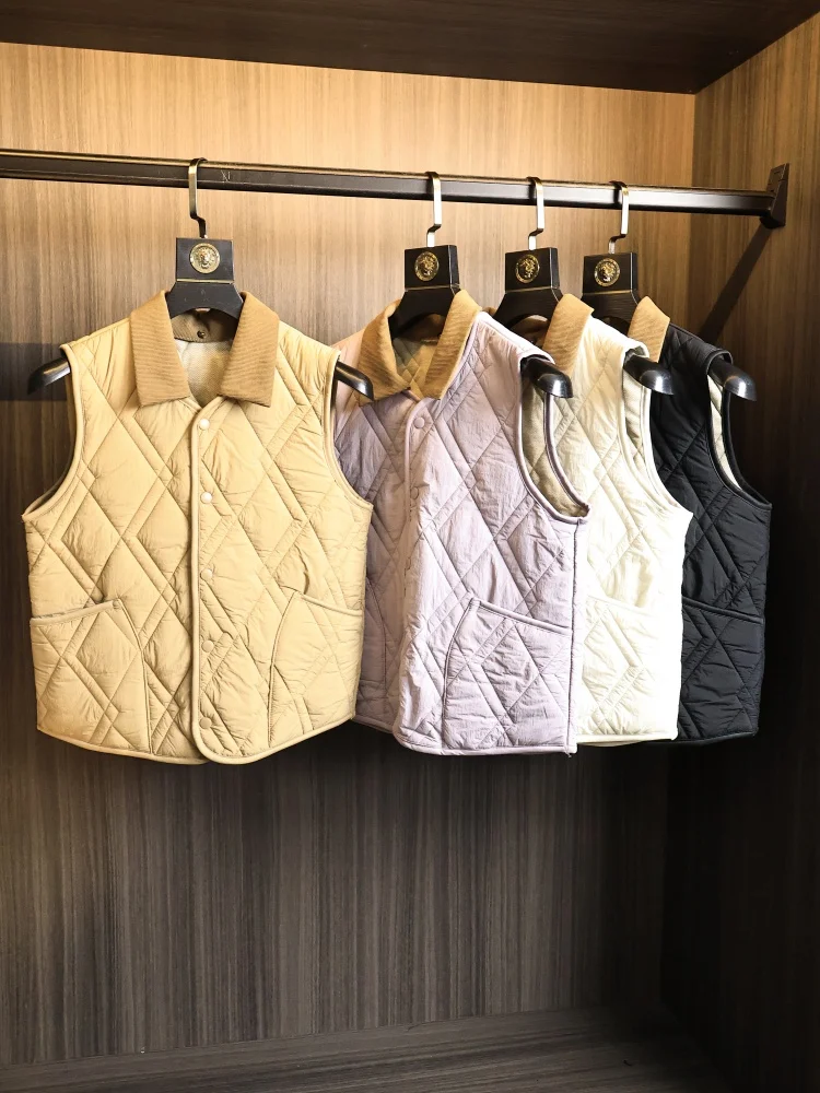 Мужской и женский стеганый шерстяной жилет с воротником в стиле ретро, осень-зима Faion Ci Sle, подходит для одной кнопки
Мужской и женский стеганый шерстяной жилет с воротником в стиле ретро, осень-зима Faion Ci Sle, подходит для одной кнопки