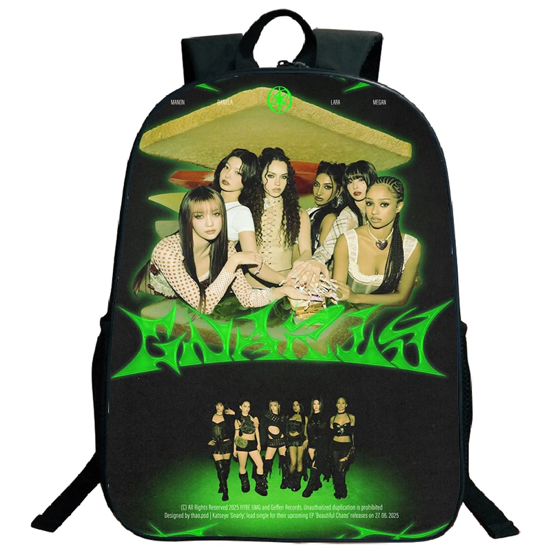 Gnarly KATSEYE Print Backpack 16inch Lightweight Children Backpack Girls Boys Orthopedic Kids Book Bags Primary School Mochilas
Gnarly KATSEYE Print Backpack 16inch Lightweight Children Backpack Girls Boys Orthopedic Kids Book Bags Primary School Mochilas