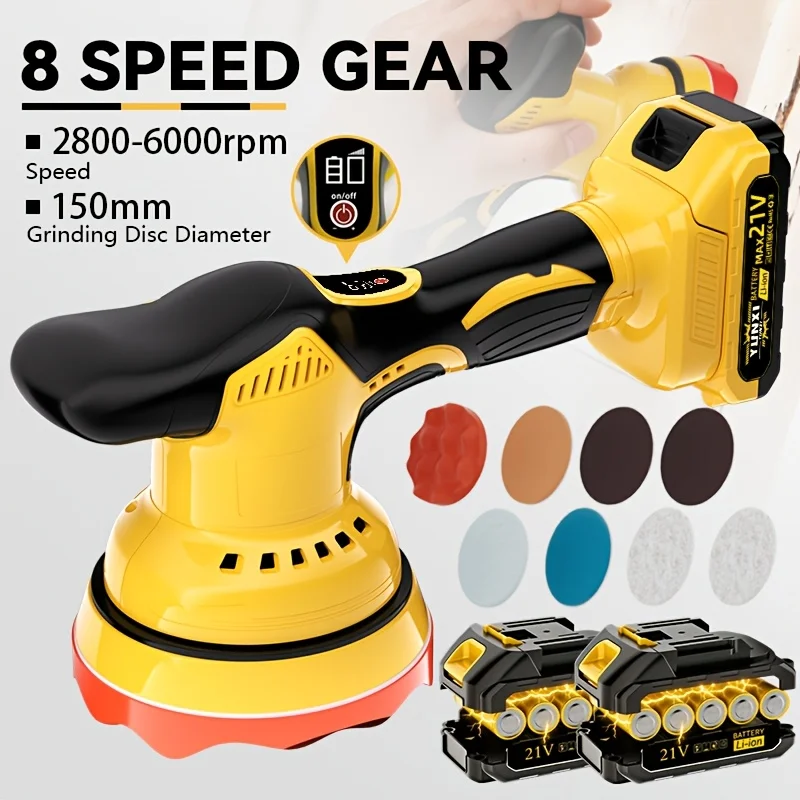 21V Car Polishing Kit, Wireless Car Polishing Machine, Suitable for Both Men And Women, Suitable for Surface Coating Care, Waxing, Car Washing, And Home. Ideal Gifts for Men, Husbands, And Fathers, Gift Idea Battery Powered Hand Car Buffer
21V Car Polishing Kit, Wireless Car Polishing Machine, Suitable for Both Men And Women, Suitable for Surface Coating Care, Waxing, Car Washing, And Home. Ideal Gifts for Men, Husbands, And Fathers, Gift Idea Battery Powered Hand Car Buffer