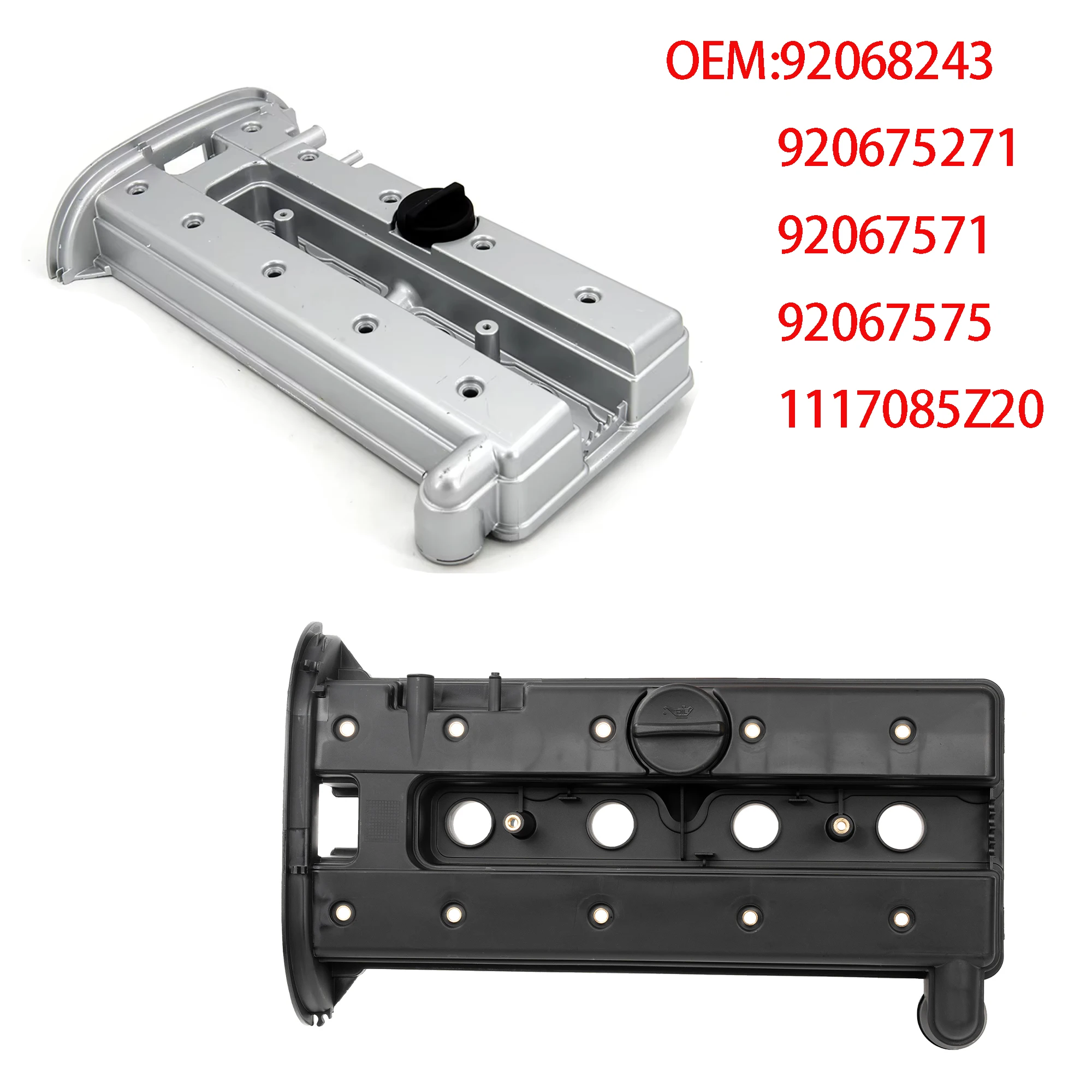 92068243 Aluminium Alloy Engine Valve Cover Valve Chamber for Chevrolet Captiva Opel Antara 1.8L Plastic Valve Cover 920675271
92068243 Aluminium Alloy Engine Valve Cover Valve Chamber for Chevrolet Captiva Opel Antara 1.8L Plastic Valve Cover 920675271