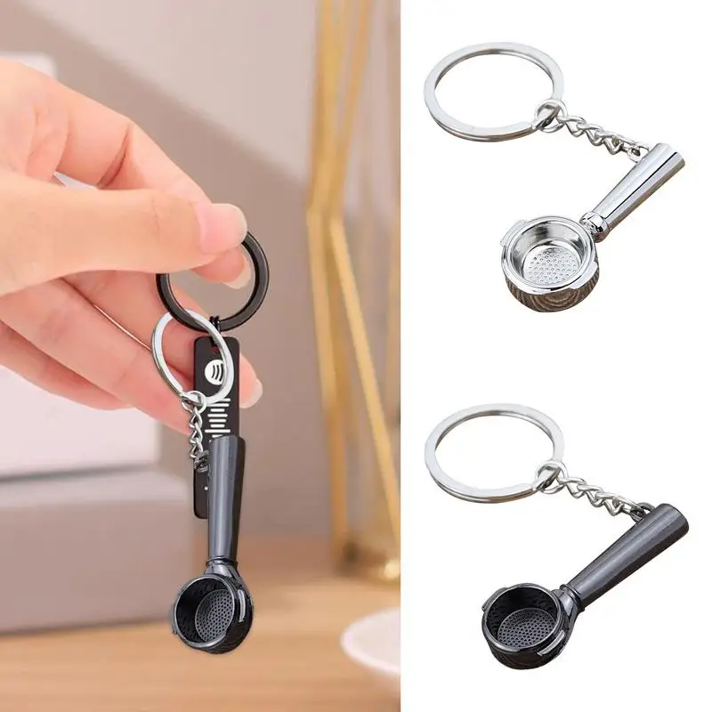Coffee Lover Keychain Coffee Handle Pendant Lightweight Exquisite Key Bag Decor Coffee Portafilter Pendant Handbag Decoration
Coffee Lover Keychain Coffee Handle Pendant Lightweight Exquisite Key Bag Decor Coffee Portafilter Pendant Handbag Decoration