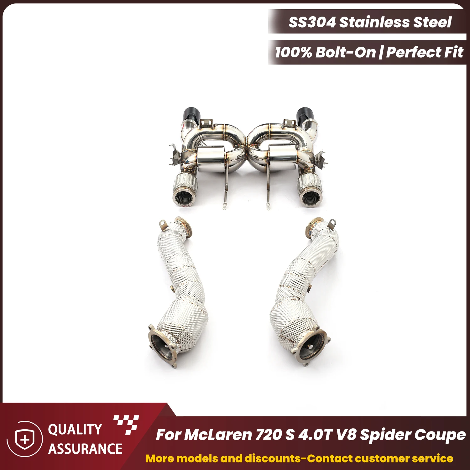 ECCF OEM Valved Complete exhaust For McLaren 720 S 4.0T V8 Spider Coupe Aggressive Exhaust Sound Performance Upgrade
ECCF OEM Valved Complete exhaust For McLaren 720 S 4.0T V8 Spider Coupe Aggressive Exhaust Sound Performance Upgrade