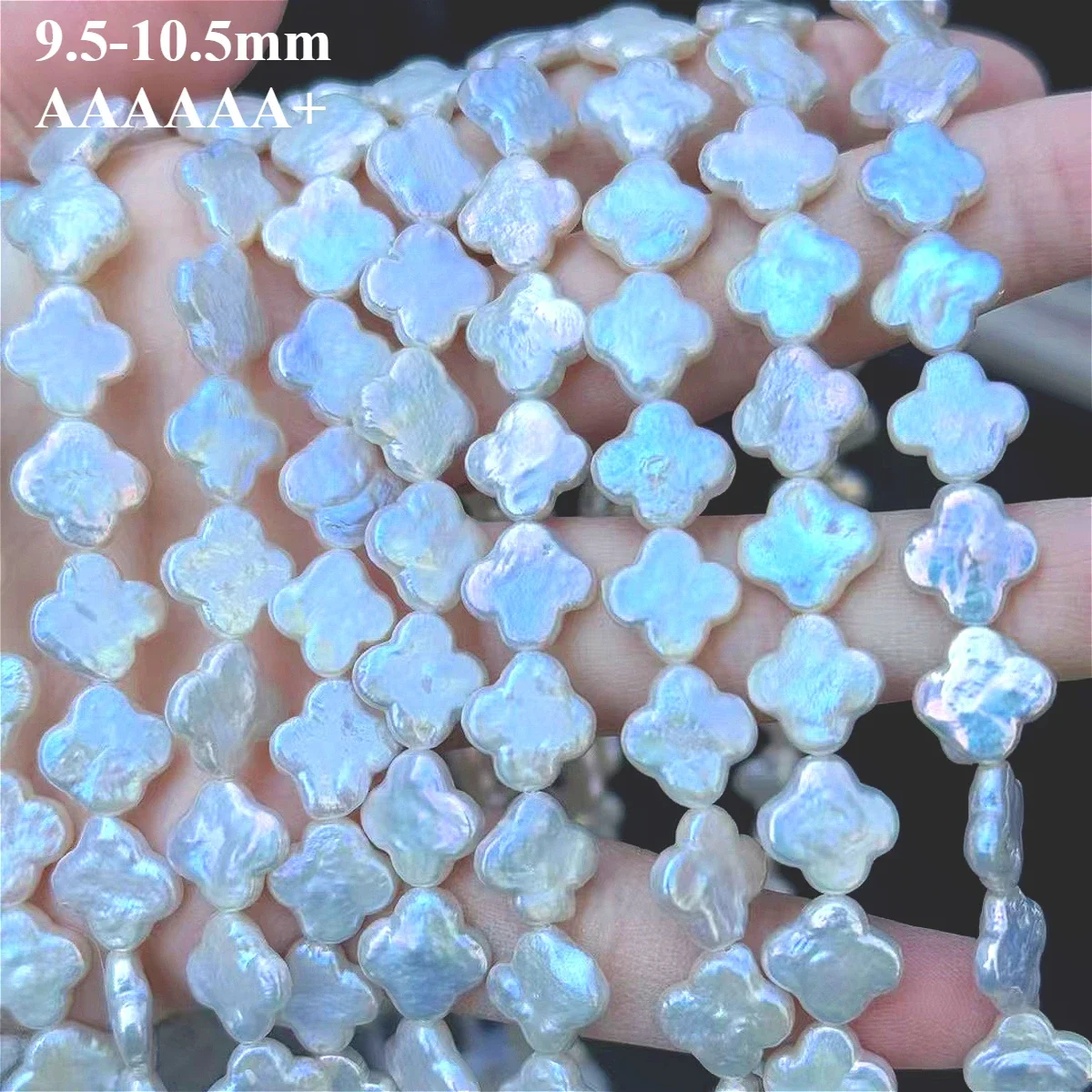 9.5-10.5mm 6A+ Luminous Silky-Smooth Natural Freshwater Pearl Baroque White Bead Jewelry Make DIY Necklace Bracelet Accessories
9.5-10.5mm 6A+ Luminous Silky-Smooth Natural Freshwater Pearl Baroque White Bead Jewelry Make DIY Necklace Bracelet Accessories