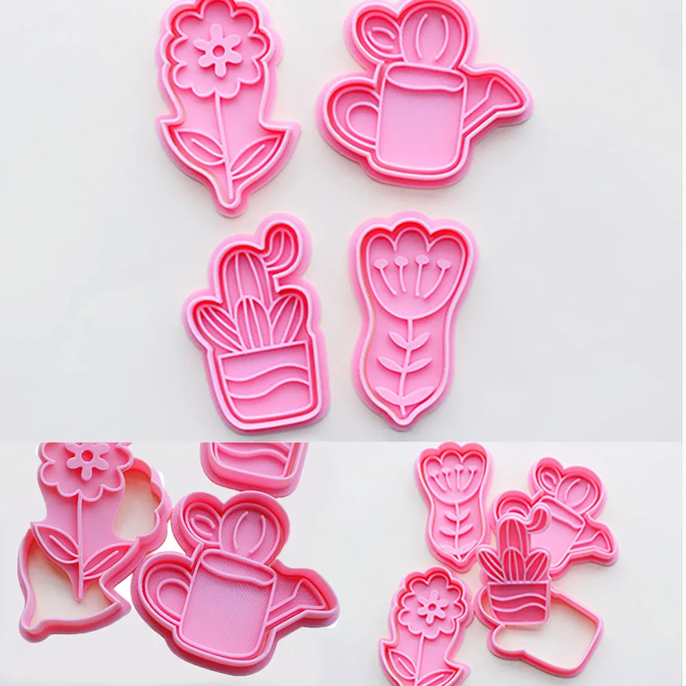 Cookie StampCartoon Flowers 3D Cookie Cutters DIY Bakery Tools and Accessories Cookie Stamp
Cookie StampCartoon Flowers 3D Cookie Cutters DIY Bakery Tools and Accessories Cookie Stamp