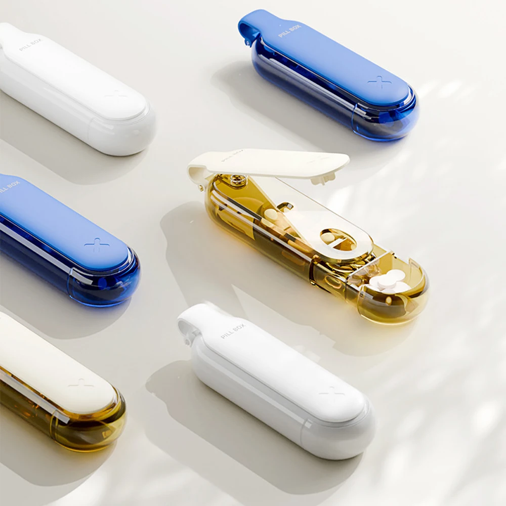 1PCS Daily Pill Organizer 4 Compartments, Small Pill Box Portable Travel Pill-Case, Mini Pill Container for Purse Pocket
1PCS Daily Pill Organizer 4 Compartments, Small Pill Box Portable Travel Pill-Case, Mini Pill Container for Purse Pocket