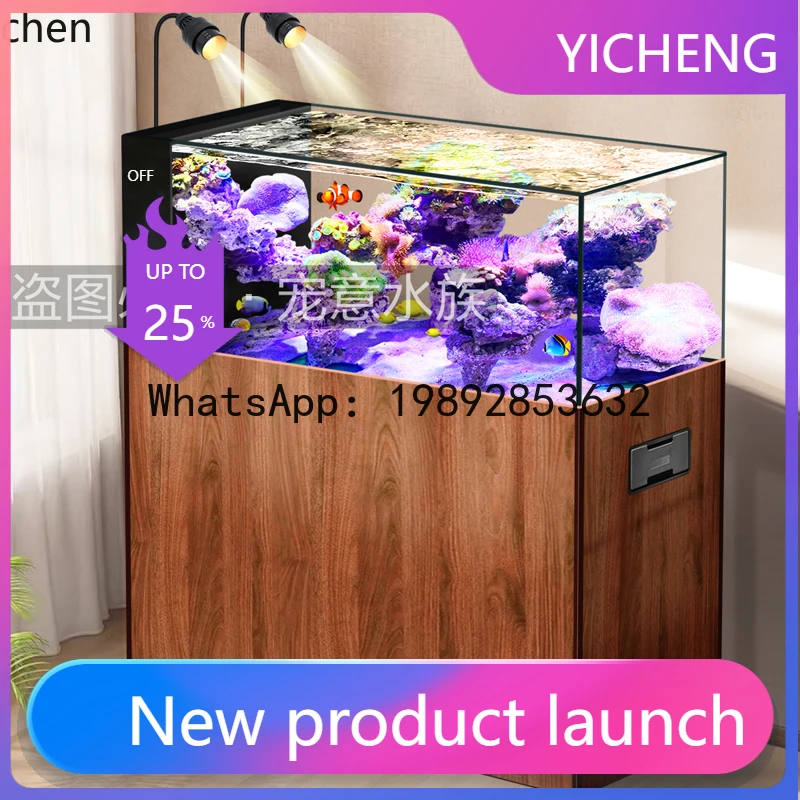 F1 ultra-white glass stream fish tank living room screen partition entrance large floor-to-ceiling aquatic tank
F1 ultra-white glass stream fish tank living room screen partition entrance large floor-to-ceiling aquatic tank
