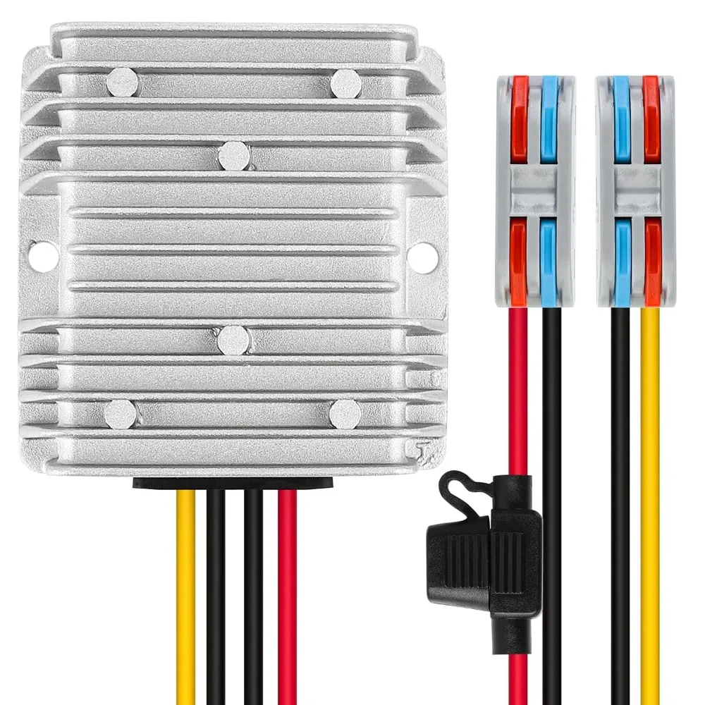 DC 8V-40V to 13.8V 10A Converter Automatic Step Down Up Voltage Regulator Power Module Transformer for Golf Cart Club Car
DC 8V-40V to 13.8V 10A Converter Automatic Step Down Up Voltage Regulator Power Module Transformer for Golf Cart Club Car