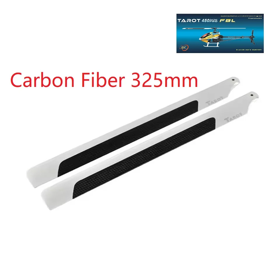 Tarot 325mm Carbon Fiber main rotor blade for trex 450 V2 V3 PRO DFC KDS 450 helicopter
Tarot 325mm Carbon Fiber main rotor blade for trex 450 V2 V3 PRO DFC KDS 450 helicopter