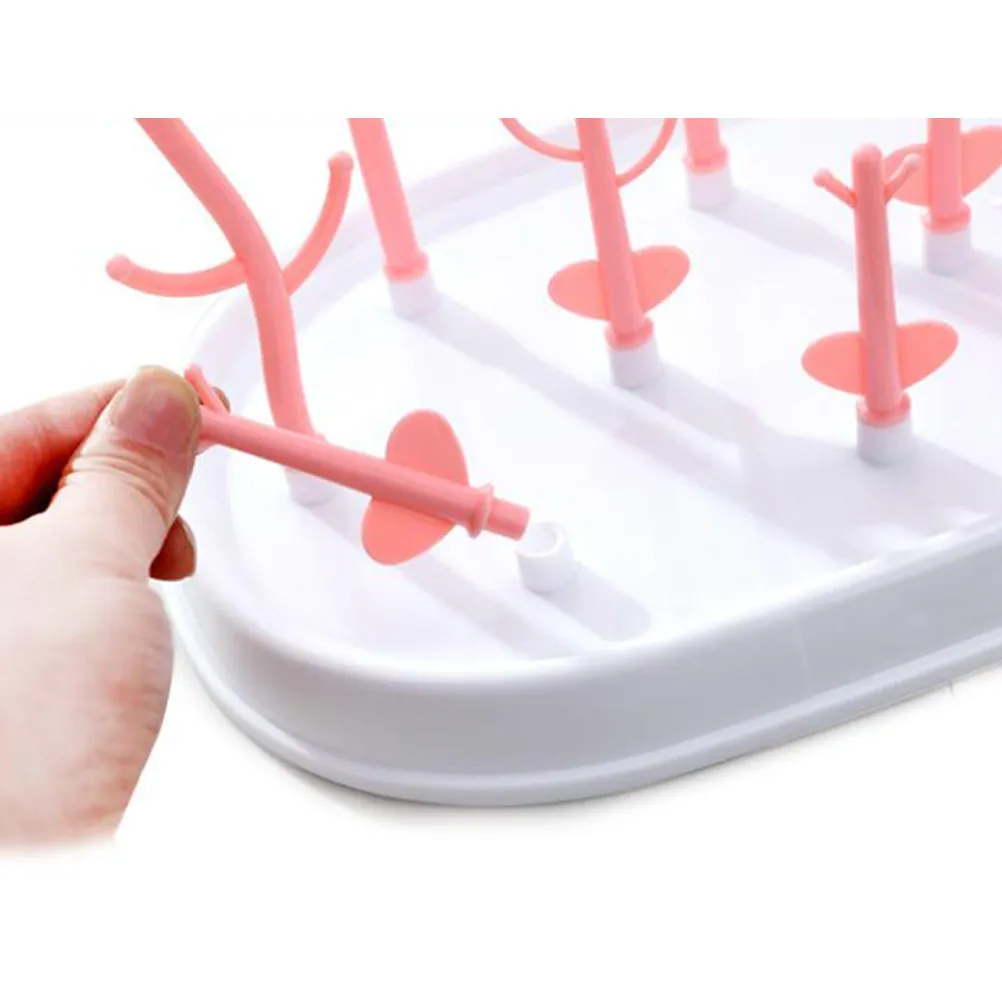 Baby Bottle Drying Rack Detachable Pegs Adjustable Organizer Compact Counter Space Saver Flexible Baby Bottle Holder Feeding
Baby Bottle Drying Rack Detachable Pegs Adjustable Organizer Compact Counter Space Saver Flexible Baby Bottle Holder Feeding