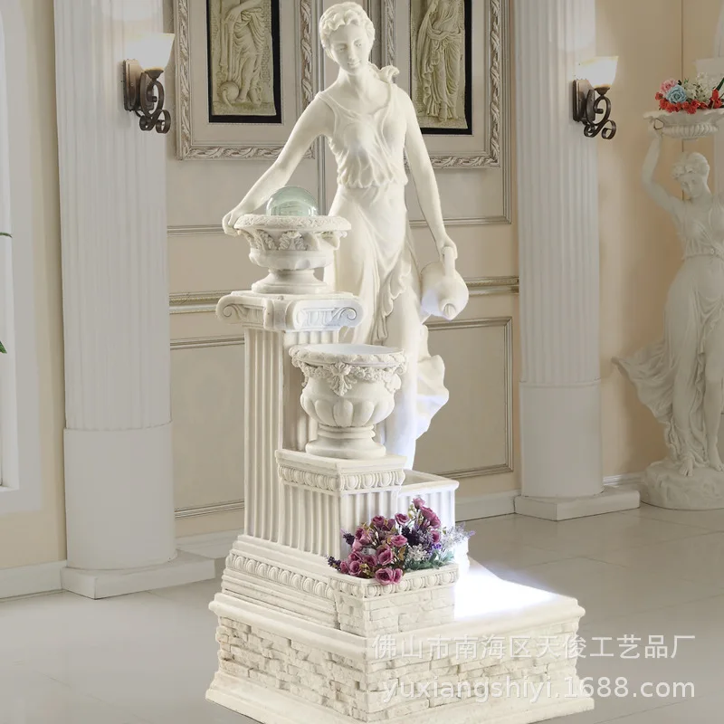 HYS large European flowing fountain rockery flowing water fish pond ornament sandstone handicraft figure sculpture garden water
HYS large European flowing fountain rockery flowing water fish pond ornament sandstone handicraft figure sculpture garden water