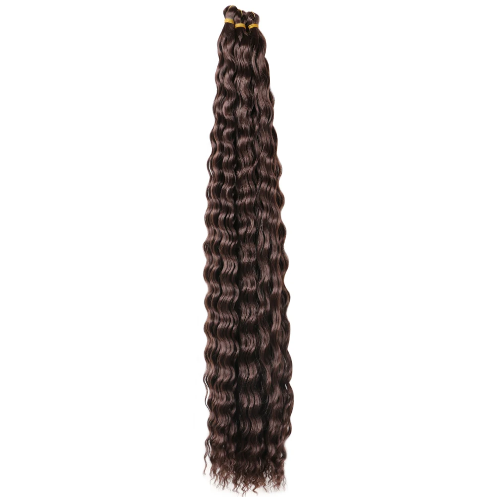 Long Synthetic Crochet Braiding Hair Thermofiber Crochet Hair 32 Inch Deep Wave Braiding Hair Ombre Heat Resistant Fiber Hair
Long Synthetic Crochet Braiding Hair Thermofiber Crochet Hair 32 Inch Deep Wave Braiding Hair Ombre Heat Resistant Fiber Hair