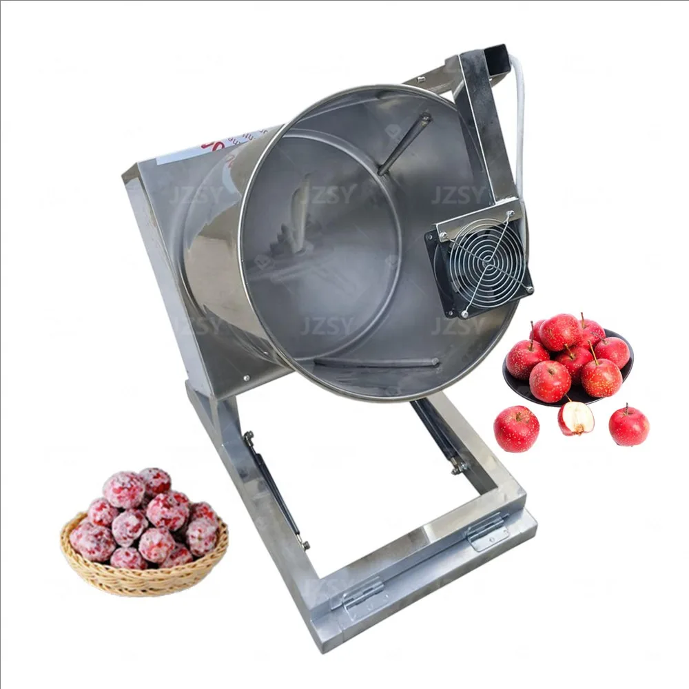 High Output Profession Automatic Rotation Sugar Fried Hawthorn Snowball Machine Electric Grape Cherry Tomato Coating Machine
High Output Profession Automatic Rotation Sugar Fried Hawthorn Snowball Machine Electric Grape Cherry Tomato Coating Machine