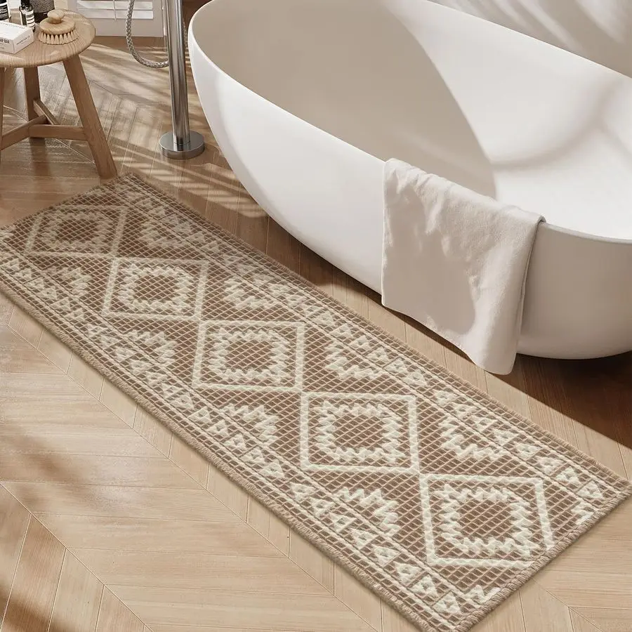Bathroom Runner 24x48, Super Absorbent Bath Mats for Bathroom, Machine Washable Non Slip Bath Rug with Tassels, Soft Bath Mat fo
Bathroom Runner 24x48, Super Absorbent Bath Mats for Bathroom, Machine Washable Non Slip Bath Rug with Tassels, Soft Bath Mat fo
