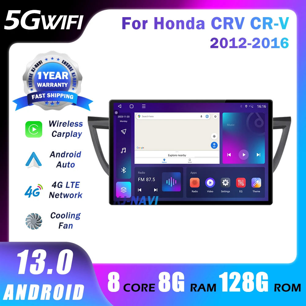 13,1 дюймовый Android 13 автомобильный радиоприемник для Honda CRV CR-V 2012-2016 мультимедийный плеер GPS-навигация BT беспроводной Carplay 4G
13,1 дюймовый Android 13 автомобильный радиоприемник для Honda CRV CR-V 2012-2016 мультимедийный плеер GPS-навигация BT беспроводной Carplay 4G